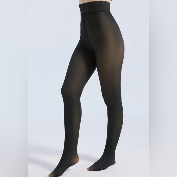 Set of Viral Fleece Lined Tights - Brown & Black “Magic Leggings” - Picture 2 of 12